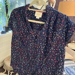 Maeve Multicolor Speckled Blouse